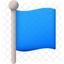 Drapeau bleu  Icône
