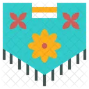 Floral Affichage Drapeau Icon