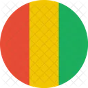 Guinee Drapeau Monde Icône