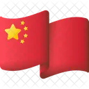 Drapeau De La Chine Pays Drapeau Icône