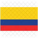Drapeau De La Colombie Colombie Drapeaux Icône
