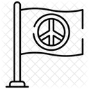 Drapeau de la paix  Icône
