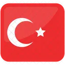 Drapeau De La Turquie Turquie Pays Icône