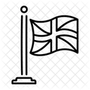 Drapeau De Londres Fanion Embleme Icône