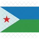 Drapeau de Djibouti  Icône