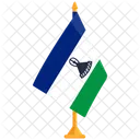 Drapeau Du Lesotho Lesotho Pays Icône