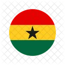 Drapeau du Ghana  Icône