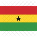 Drapeau du Ghana  Icône