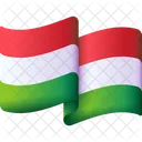 Drapeau De La Hongrie Drapeau Pays Icône