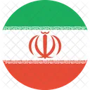 Iran Drapeau Monde Icône