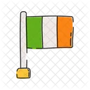 Drapeau Irlandais Icône