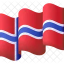 Drapeau De La Norvege Drapeau Pays Icône