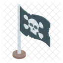 Drapeau Pirate Drapeau D Halloween Embleme Icône