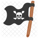 Drapeau Pirate Jolly Roger Crane De Pirate Icône