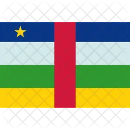 Drapeau de la république centrafricaine  Icône