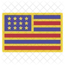 Drapeau Des Etats Unis Drapeau Etats Unis Icône