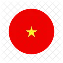 Drapeau vietnamien  Icône