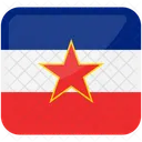 Drapeau De La Yougoslavie Drapeau National De La Yougoslavie Yougoslavie Icône
