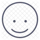 Draufsicht Lacheln Smiley Symbol