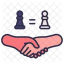 Competition Chess Checkhands Icon