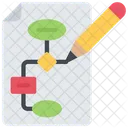 Draw Flow Chart Icon