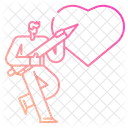 Draw Heart  Icon