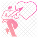 Draw Heart  Icon