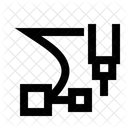 Draw Bezier Curve Icon