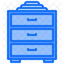 Chest Drawers Furniture Icon