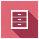 Drawer Cabinets Boxes Icon