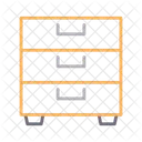 Drawer Cabinet Interior Icon