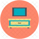 Drawer Tv Table Icon