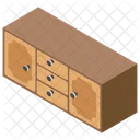 Drawer Cabinet Rack Icon