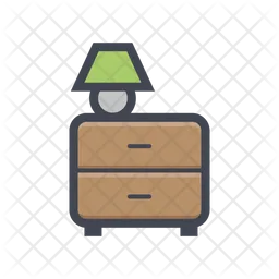 Drawer And Lamp  Icon