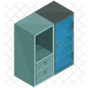 Glass Door Cupboard Icon