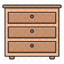 Drawer Cabinet Furniture Icon