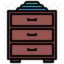 Chest Drawers Furniture Icon