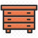 Drawers Dresser Table Icon