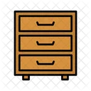 Drawers Cabinet Wooden Icon