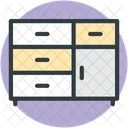 Drawers Cupboard Cabinet Icon