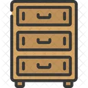 Drawers Chest Workplace Icon