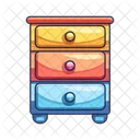 Drawers Cabinet Furniture Icon