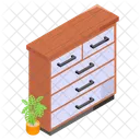 Drawers Storage Furniture Icon