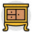 Drawers Table Bureau Drawers Desk Icon