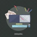Drawing Book Ruler Icon