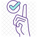 Drawing attention gesture  Icon