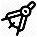 Drawing Compass Tool Geometry Icon