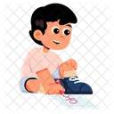 Drawing Kids Character Icon