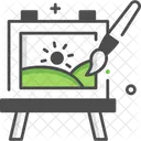 Drawing Art Board Drawing Board Icon