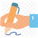 Drawing Editing Hand Icon